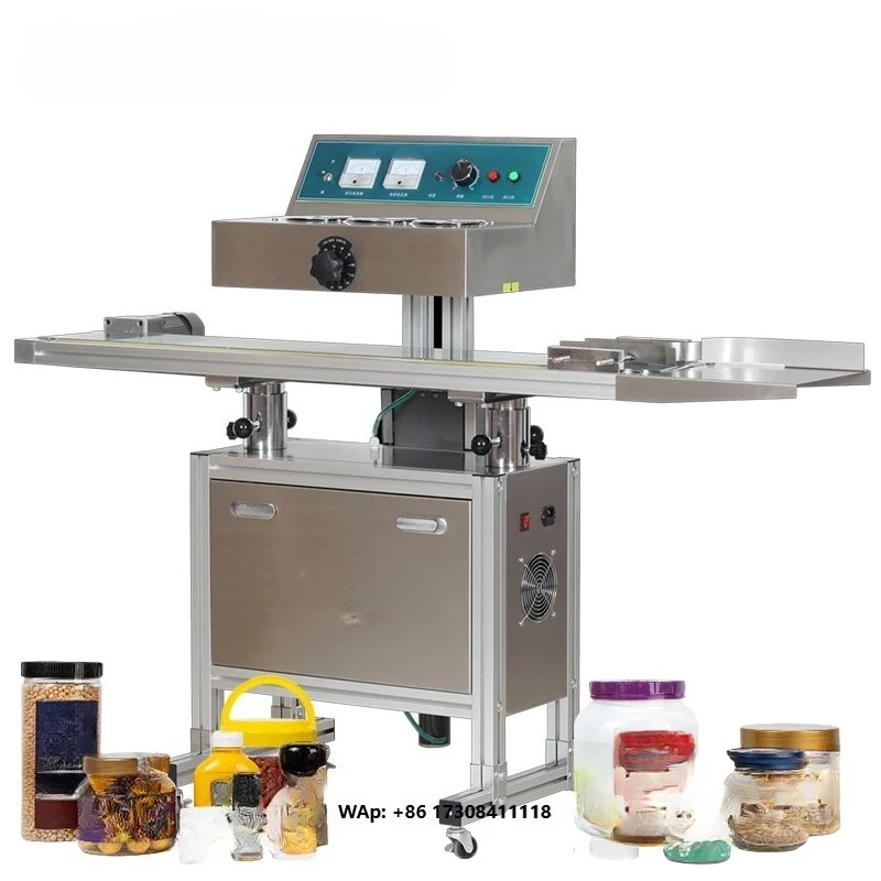 Automatic Continuous Electromagnetic Induction Sealing Machine Chemical Plastic Bottle Sealing Machine