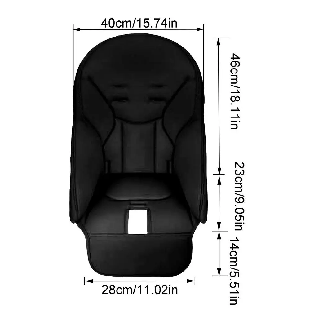 NONE Baby Esszimmer Stuhl Sitzkissen PU Leder Esszimmer Stuhl Abdeckung Kind Esszimmer Sitz Fall Für Peg Perego Für Siesta Zero3 Für Baoneo 6