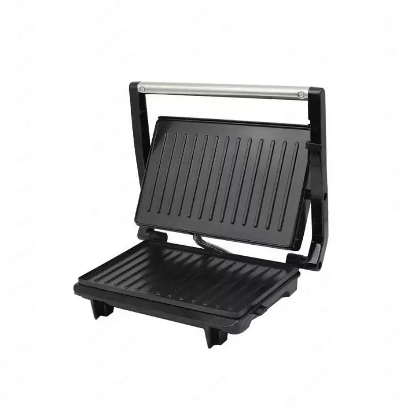Double-Sided Contact Grill, High-Power Indoor Electric BBQ for Steak, Toast and Panini, Family Sandwich Maker