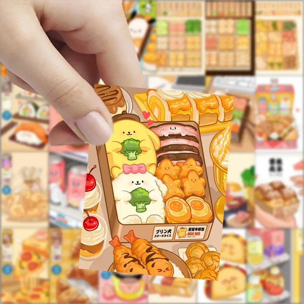 Cartoon Convenience Store Food Stickers Cute Creative Bento Delicious Mobile Phone Water Cup Ins Style Stickers