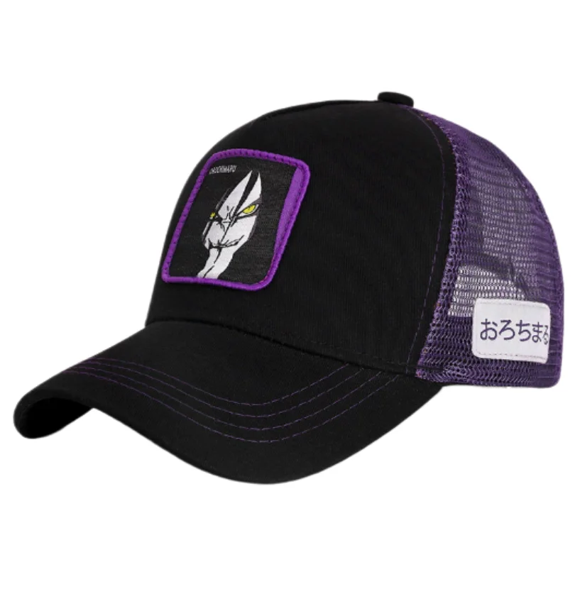 Naruto Anime-Stil Uchiha Itachi Kakashi Baseballkappe für Männer und Frauen, Cosplay, verstellbar, modisch, Outdoor, Mesh, Trucker, Snapback-Mütze – Detail 6