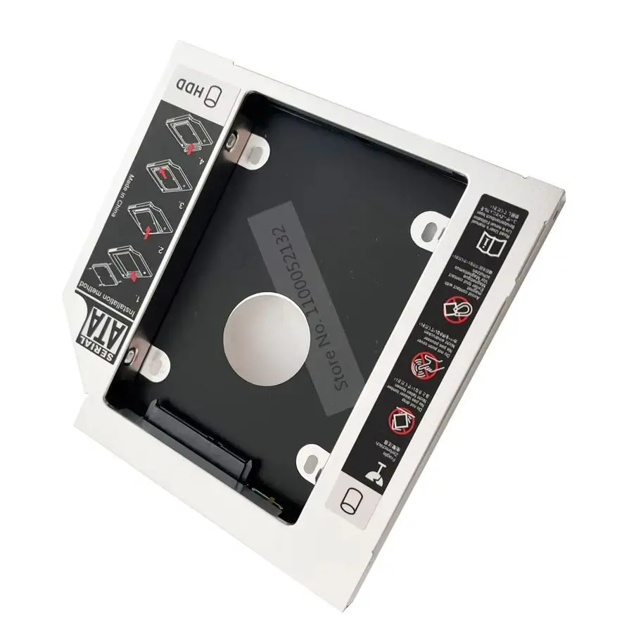 Vassoio adattatore Caddy per baia ottica per disco rigido SATA 2.5 per Acer 5551 7551 5736 5750 5755G 5942G 4937 4937G 5738G 5733 5730 5734 5737