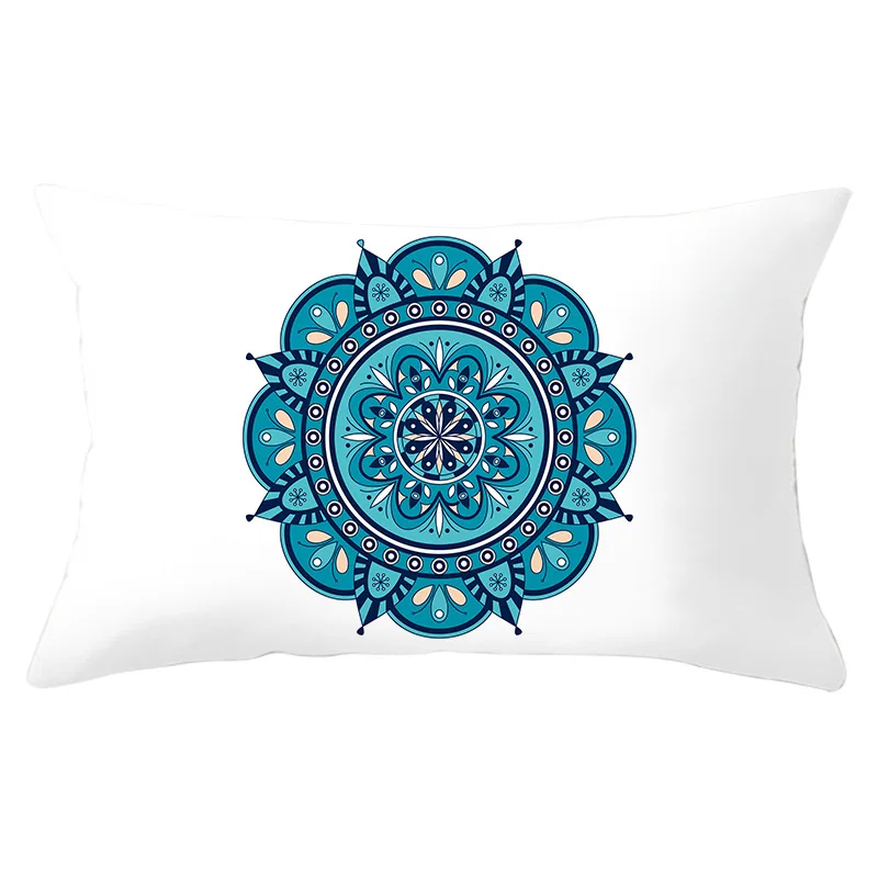 الهندسة غطاء الوسادة 30x50 المخدة وسائد أريكة الزخرفية Pillowcover ديكور المنزل أسود أصفر Cases