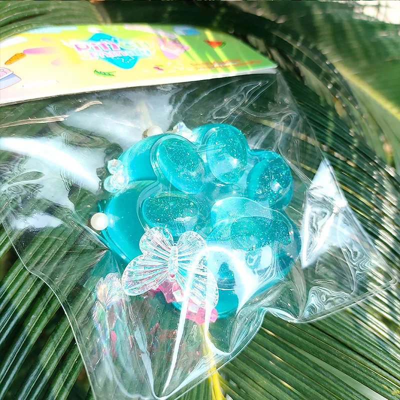 الملونة شفافة القط باو قرصة ضغط اللعب لينة المطاط TPR الضغط تنفيس القط مخلب اللعب انتعاش بطيء الإجهاد الإغاثة اللعب