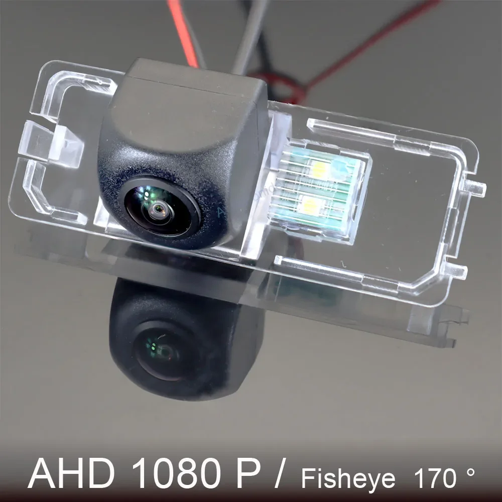 AHD 1080P FishEye Vehicle Rear View Reverse Camera For SEAT Alhambra 7N MK2 4D MPV/ Altea 5D Hatchback / Inca HD Parking Camera