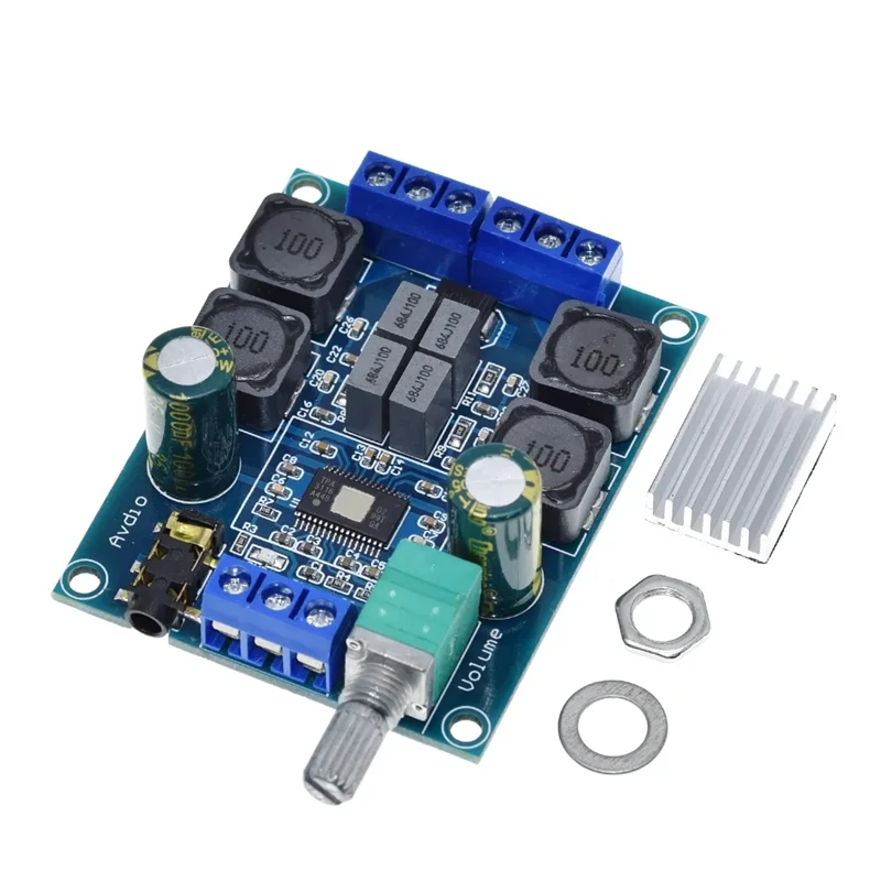 High Power Digitaal Eindversterkerbord Tpa3116d2 Audio Versterker Module Eindversterker Bord Tweekanaals 2*50W