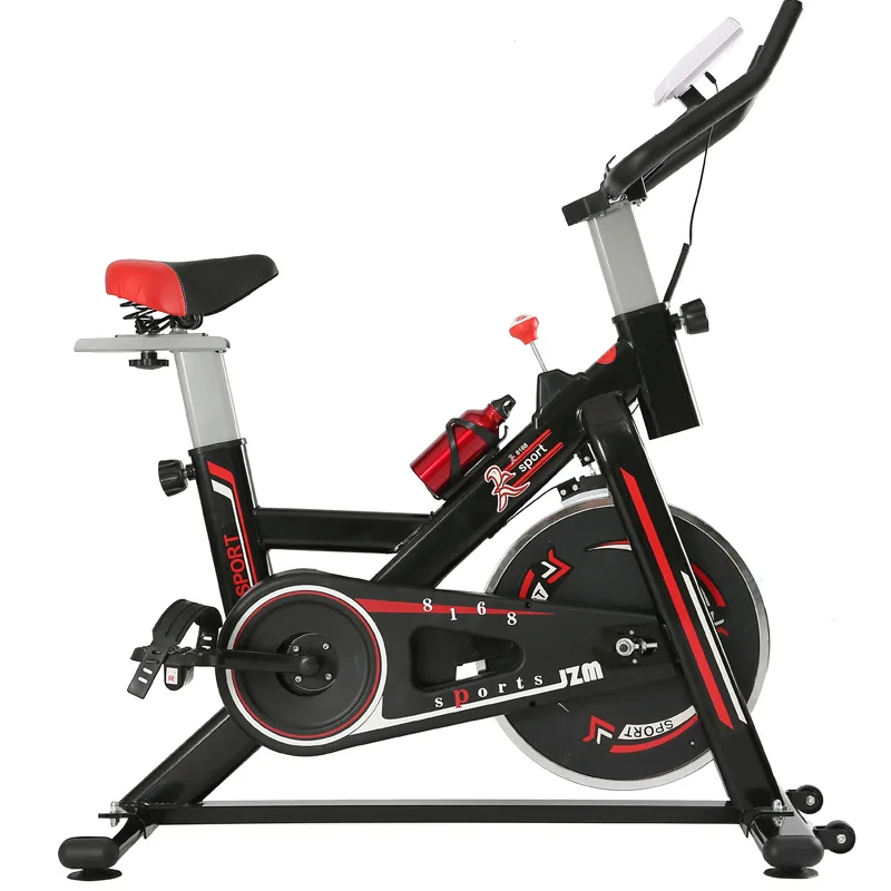 Indoor Cycling Bike Stationary Exercise Bike for Home Gym with Comfortable Seat Cushion Silent Belt Drive