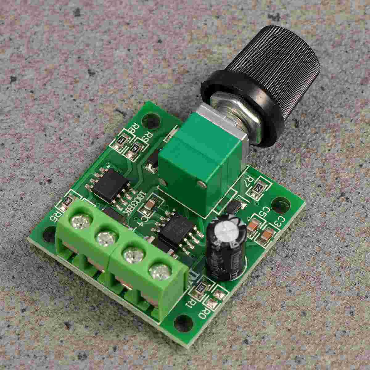 DC 18V 3V 5V 6V 12V 2A PWM Motor Controller Self Recovery Fuse LED Duty Cycle 0 100% 32x32x15mm 18 15V Input Max 30W