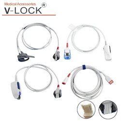 Compatibele Masim multi-site SPO2-kabel voor volwassenen voor RAD-97 RAD-67 RAD-G SPO2-oximeterbewaking
