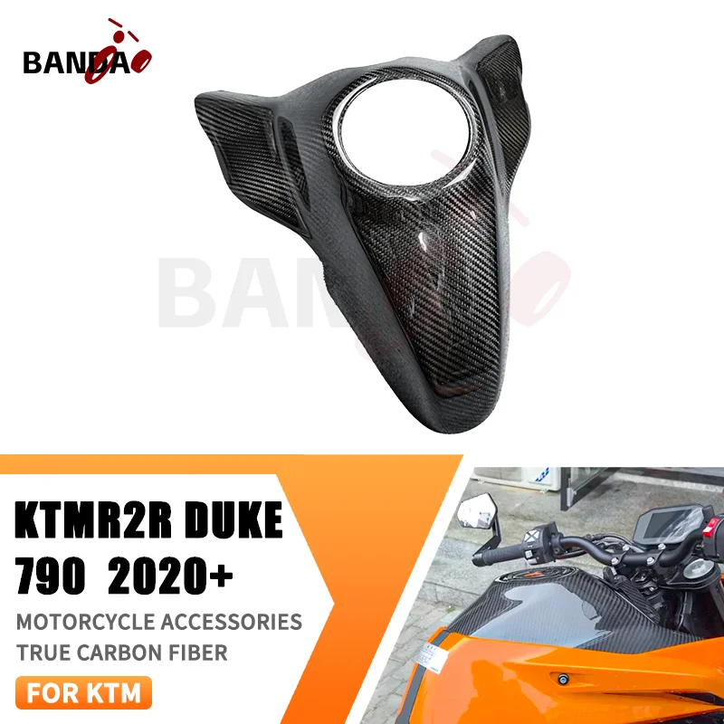 

For KTM Duke 790/890 2018-2023 100% 3K Pure Carbon Fiber Motorcycle Accessories Fuel tank cap cover , fairing kits