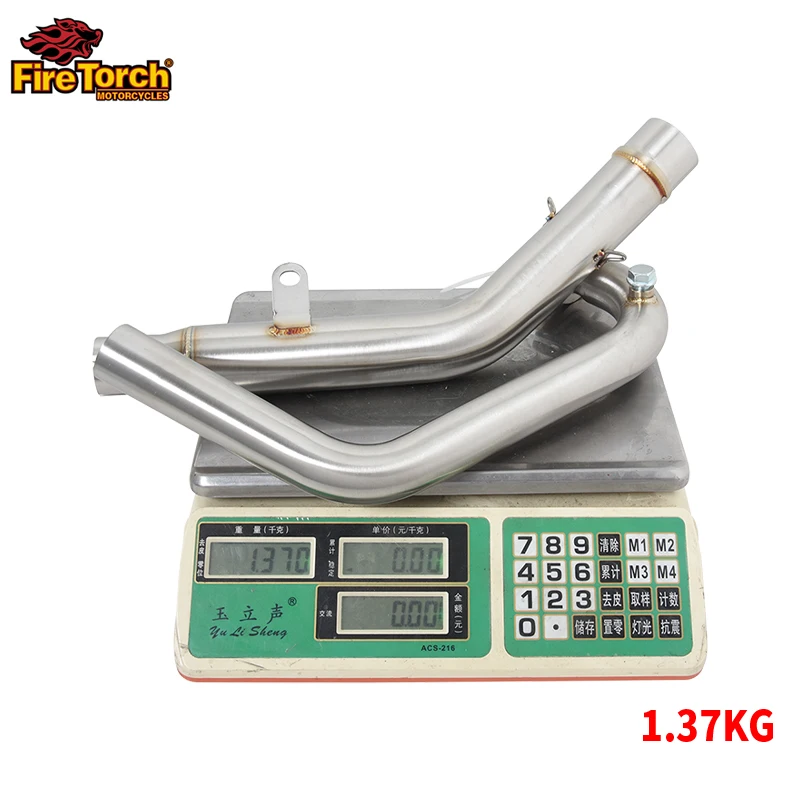 Slip On For LIFAN KPT200 KPT 200 KPM200 Motorcycle Exhaust System Muffler Escape Moto Tip modify Front Link Tube Connector Pipe