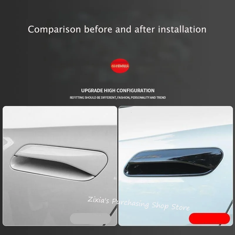 ل Volkswagen VW ID.4 ID.5 E21 E39 2021 ~ 2026 2022 2023 2024 2025 مقبض باب السيارة غطاء وقائي المضادة للخدش اكسسوارات الديكور #4