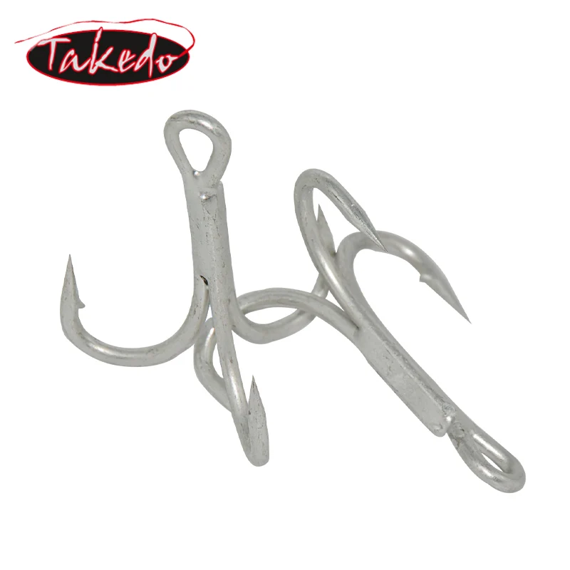 TAKEDO LS08 Custom High Carbon Steel 4X Strong Hook 4/0 3/0 2/0 1/0 Slow Jigging fishing accessories Feather Fishing Hook