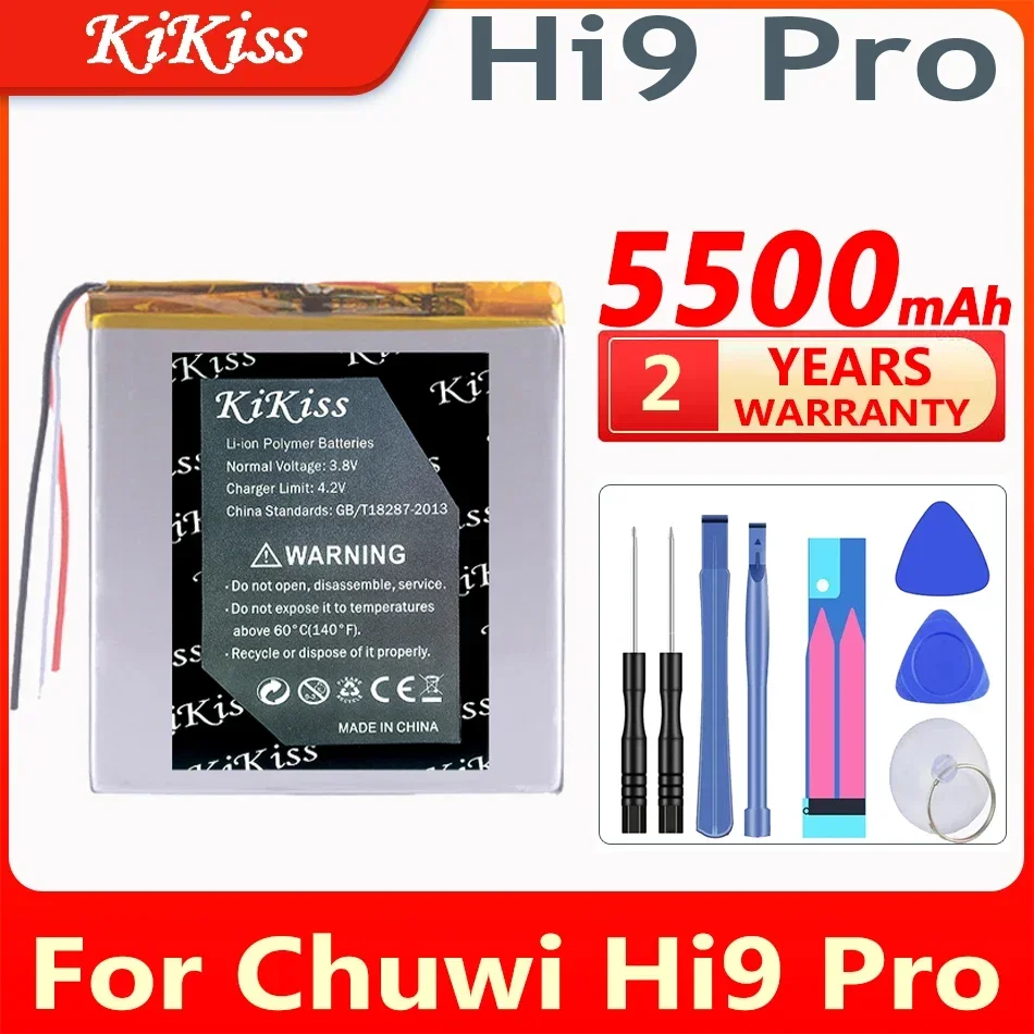 

Сменный аккумулятор KiKiss 5500 мАч для планшетного ПК Chuwi Hi9 Pro/Hi9Pro, 3-проводной аккумулятор