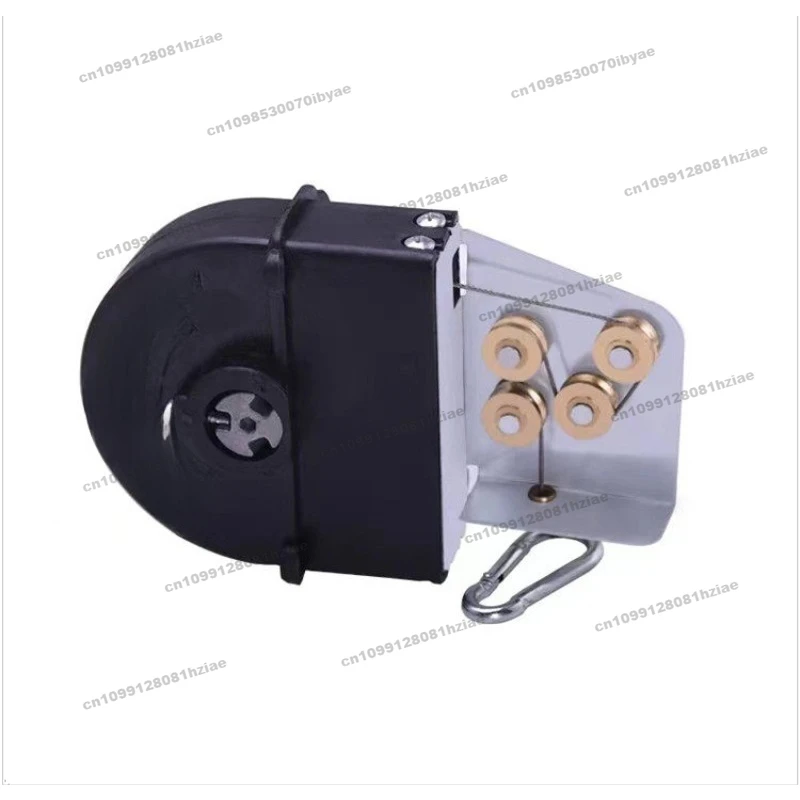 FOR Korean Barbecue Exhaust Pipe Lifting Spring Steel Wire Box Four Rollers Pull Wire Box Exhaust Hood Accessories