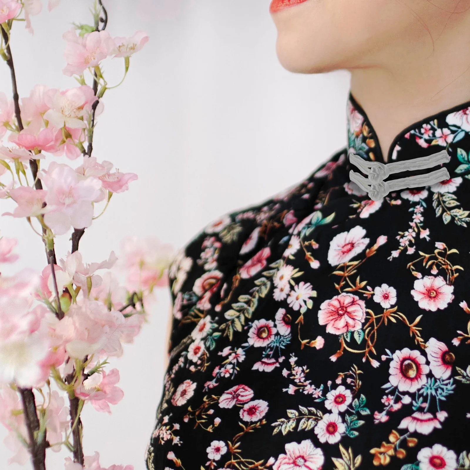 

Chinese Style Buttons One-Liner Knot Closure Non-Fading Durable Clothing Accessories For Cheongsam Suit Sewing