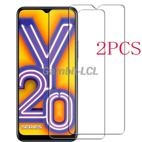 For Vivo Y20 Tempered Glass Protective ON Y20i Y20s Screen Protector Phone Cover  Film