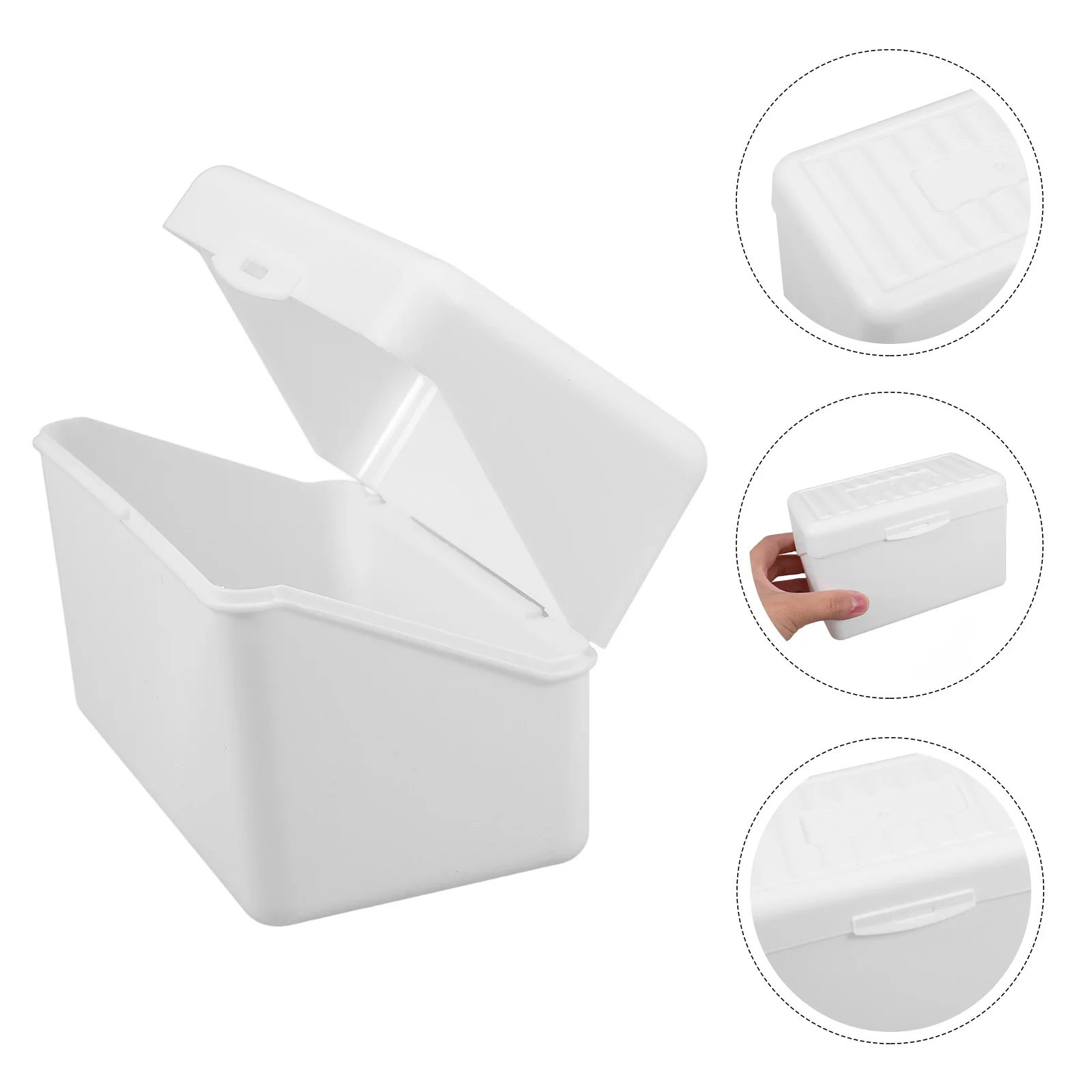 

Portable Index Holder For Office Business Organizer Case Large Capacity Desktop File Box Office Supplies Card Storage Business