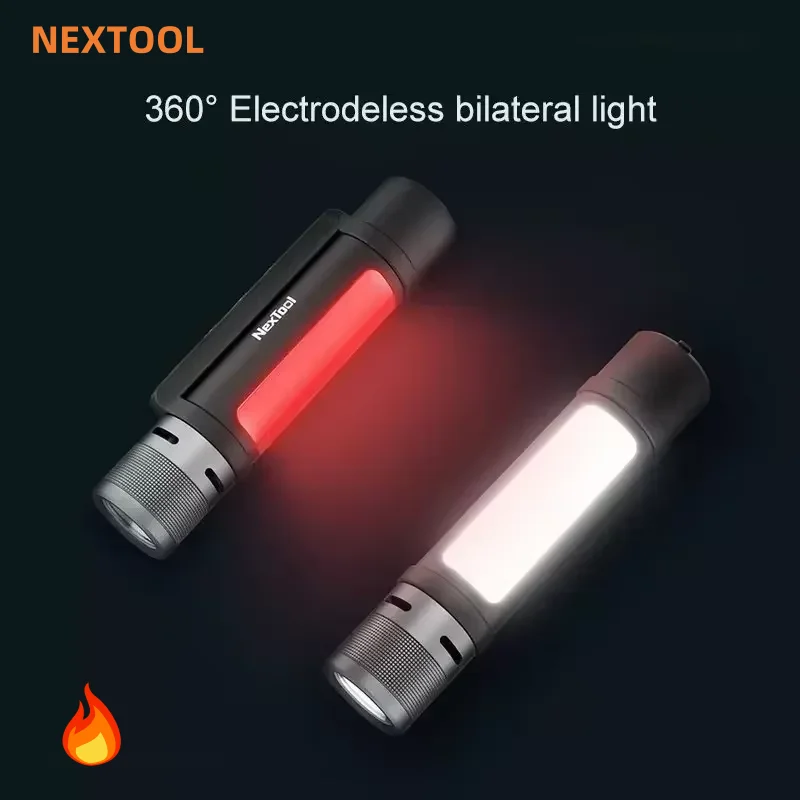 New Nextool Flashlight Outdoor Waterproof Portable 6-in-1 Zoom Multifunctional flashlight Camping Sports Lighting Signal light