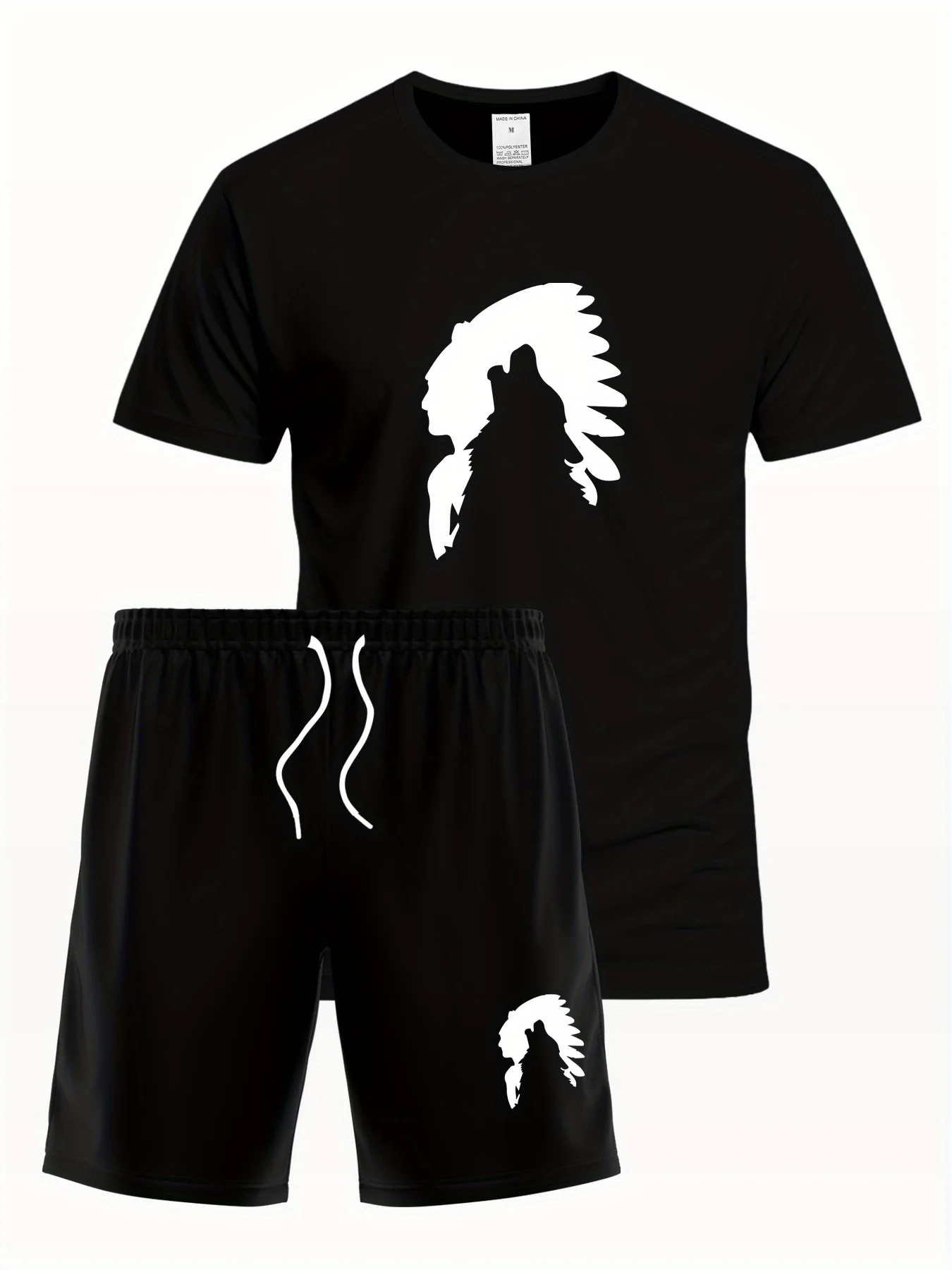 

The 2025 Summer new men's set with 3D printing is a casual outdoor and urban street fashion two-piece set