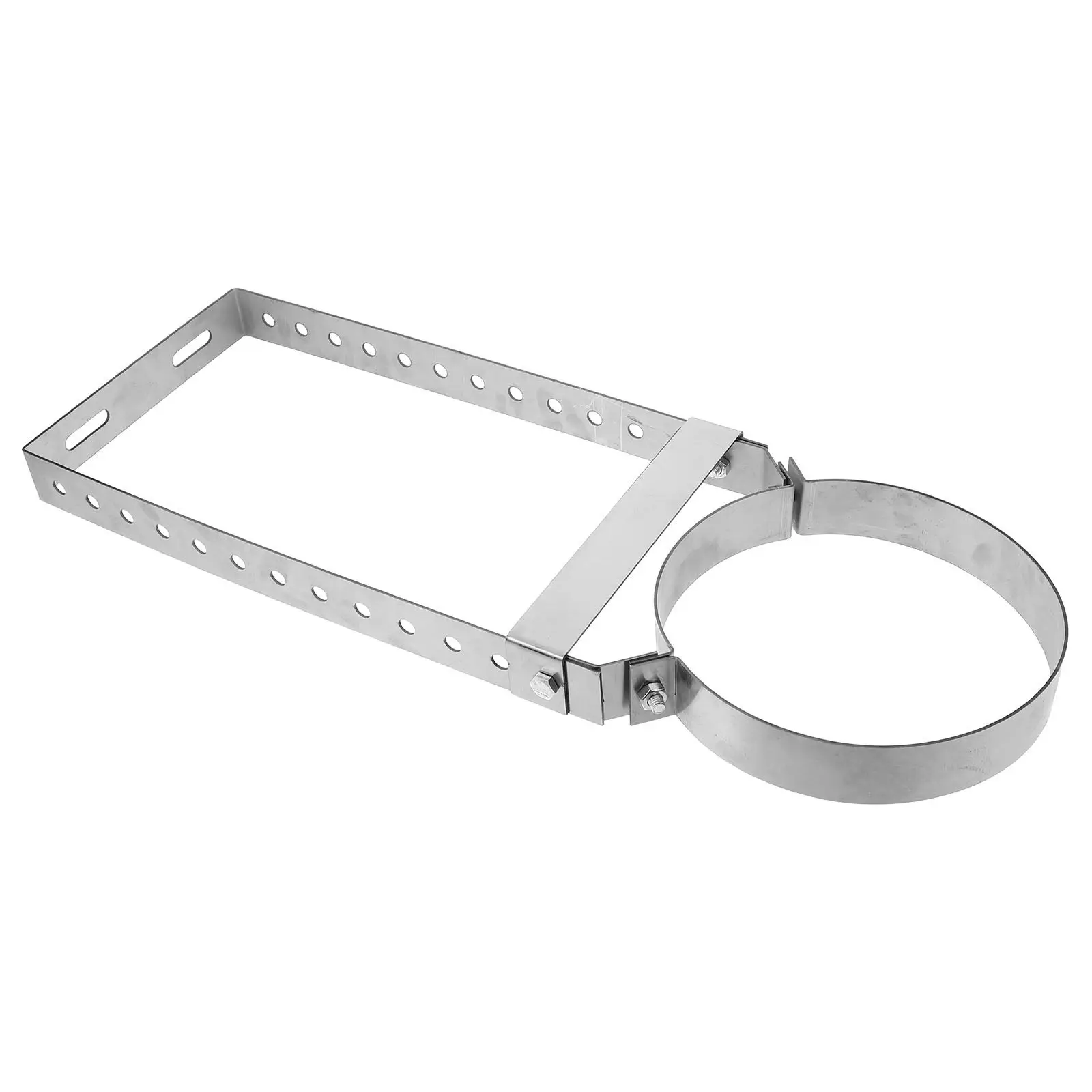 Wall Mount Pipe Bracket Heavy Duty Chimney Stove Pipe Support Clamp 20Cm Diameter Metal Holder Support Stability Safety