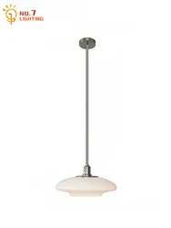 Vintage Medieval Bauhaus Glass Pendant Lights Chrome/Gold LED Indoor Lighting Home Decor Kitchen Table Study Living/Dining Room