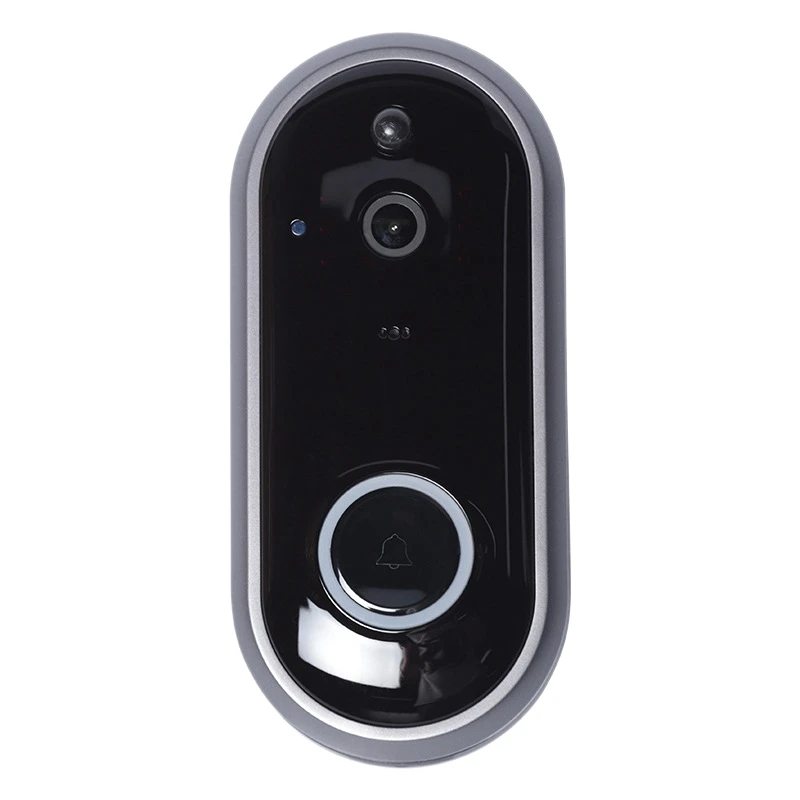 

Audio Doorbell,Smart Security Camera,Video Remote Intercom HD 1080P Smart Doorbell IP53 Waterproof - Grey