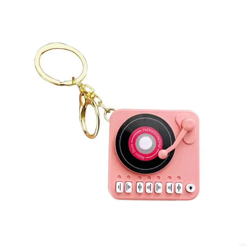 270B Máy động Người chơi Hộp nhạc Keychain Hộp nhạc cho người sưu tập những người đam mê retro