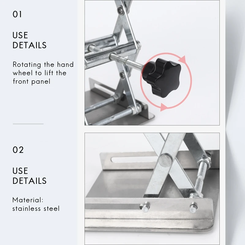 Scientific Lab Jack-100 X 100Mm Stainless Steel Lab Stand Table Rack Scissor Lab-Lift Lifter For Science Experiment