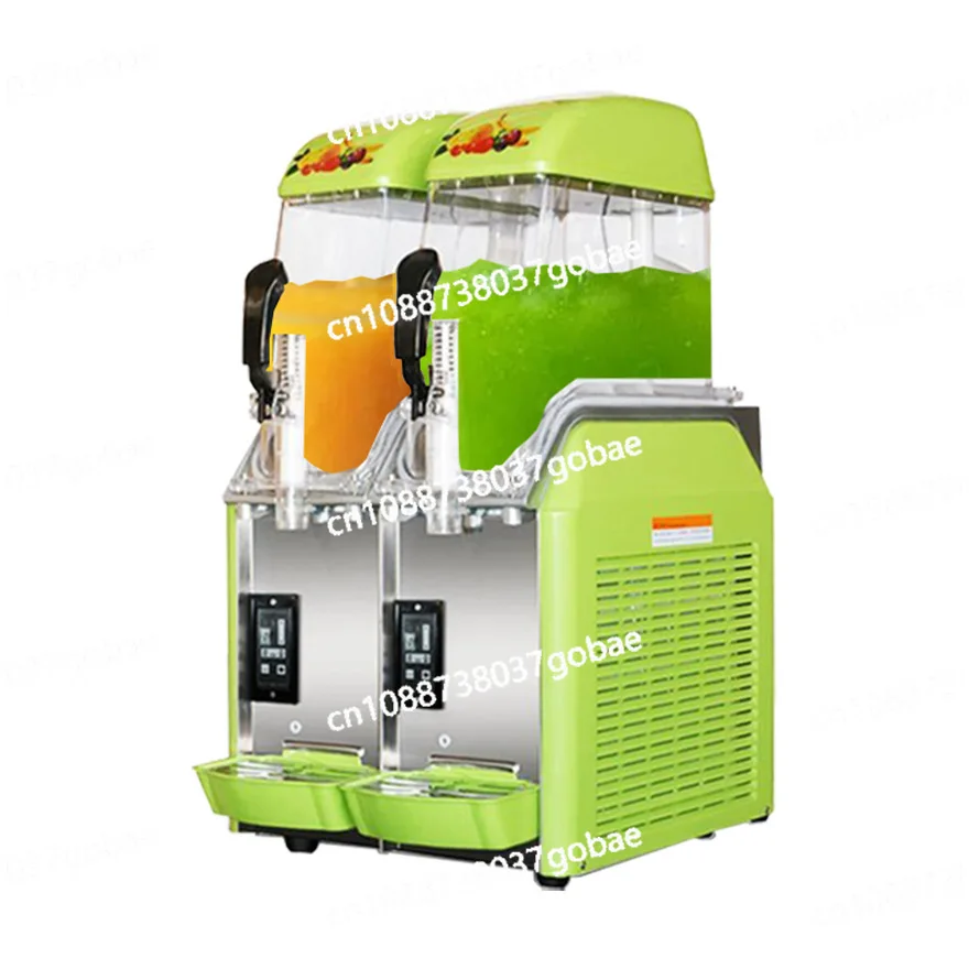 Commercial automatic cleaning single and double three-cylinder slush machine beverage machine