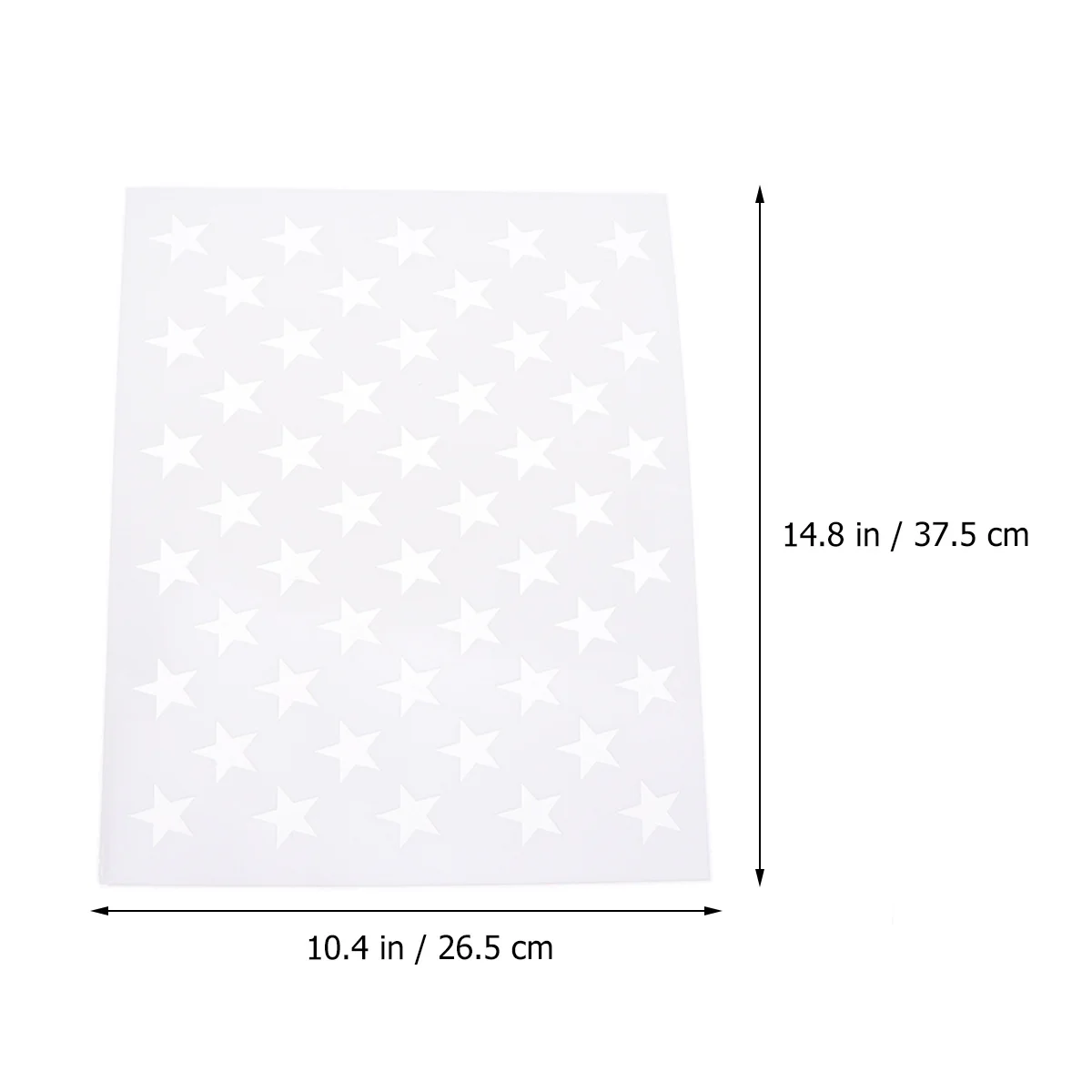 Set di stencil per disegno a stella da 3 pezzi Modelli cavi in plastica premium per pittura murale fai-da-te su legno, tessuto, vetro, metallo, cemento