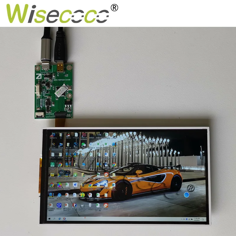 6,2 zoll TFT 1280x720 LCD Screen Modul LCD Display Micro USB Fahrer Bord