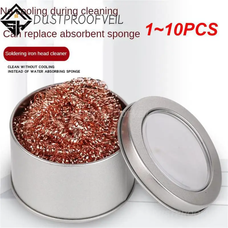 1~10PCS Metal Material Steel Wool No Need To Add Water Boxed Durable Filter Does Not Rust Cleaner Flexible Multifunction Iron