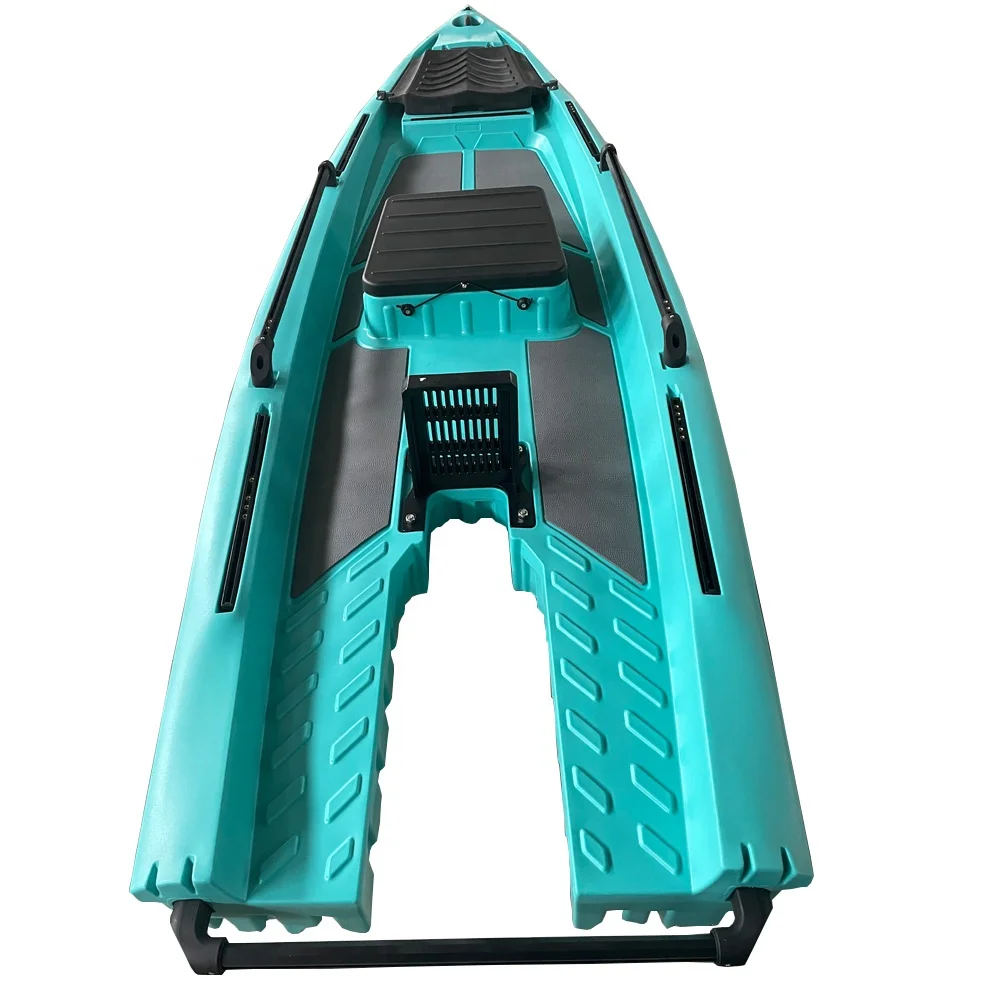 

13-футовый рыболовный каяк с двигателем для одного человека и роскошным сиденьем оптом для водных видов спорта