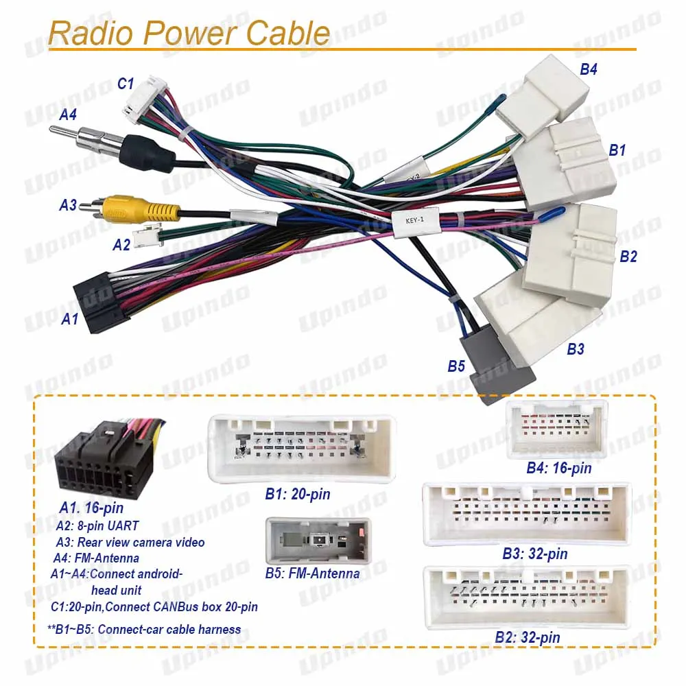 CANBus cablagem, Rádio do carro Cabo, soquete do conector para Nissan Vampira, Titan, Xterra, Frontier, X-Trail, Qashaqi, Altima, Vampira, Versa