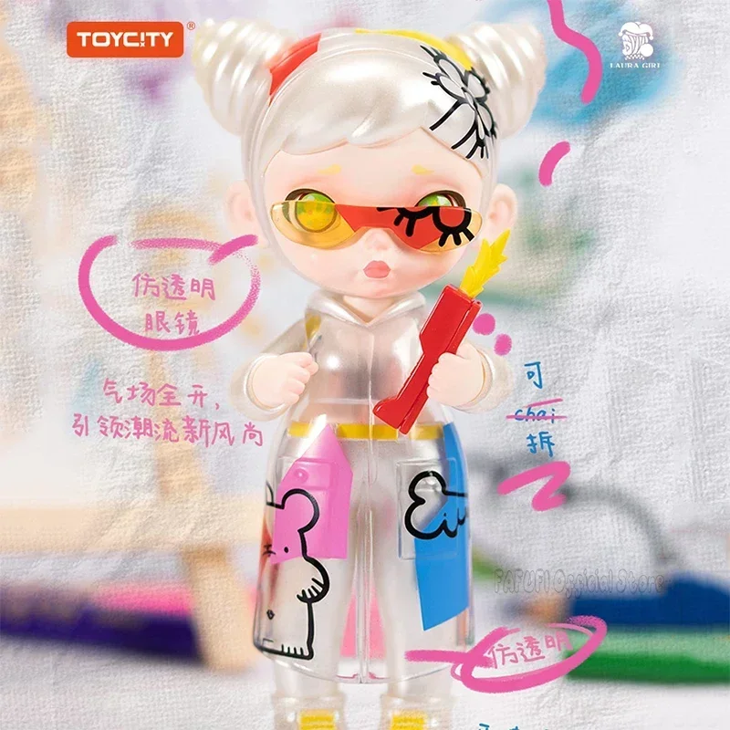 

TOYCITY LAURA ткачество красивые и красочные мечты Висячие карты игрушки куклы милые Аниме фигурки настольные украшения Подарочная коллекция