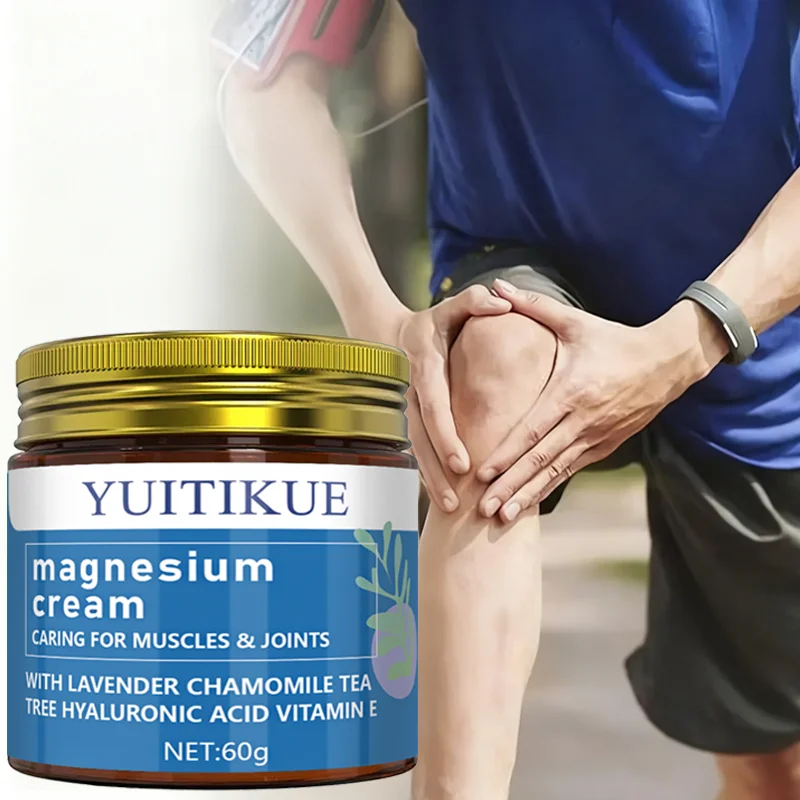 لوشن الجسم المغنيسيوم 60 جرام للترطيب الليلي، تركيبة العناية اللطيفة وغير الدهنية والعناية بالمفاصل مناسبة لجميع أنواع البشرة