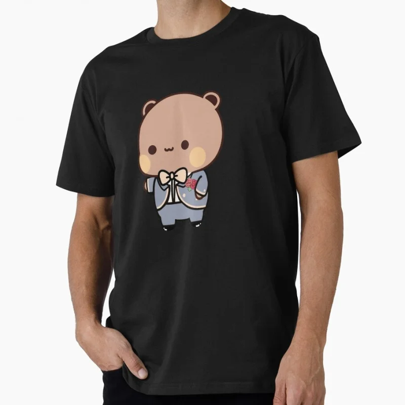 

Dudu in a suit on his wedding Gift t shirt ‌kawaii‌ Panda Bear Cartoon Graphic tee Cute Y2K Clothes All size Tee S-6XL