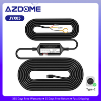 Azdome JYX05 Car DVR Record Hardwire Kit with Type-C Port For M550Max/M300S/GS63Pro/M580 Low Vol Protection 12-24V in 5V2.5A out