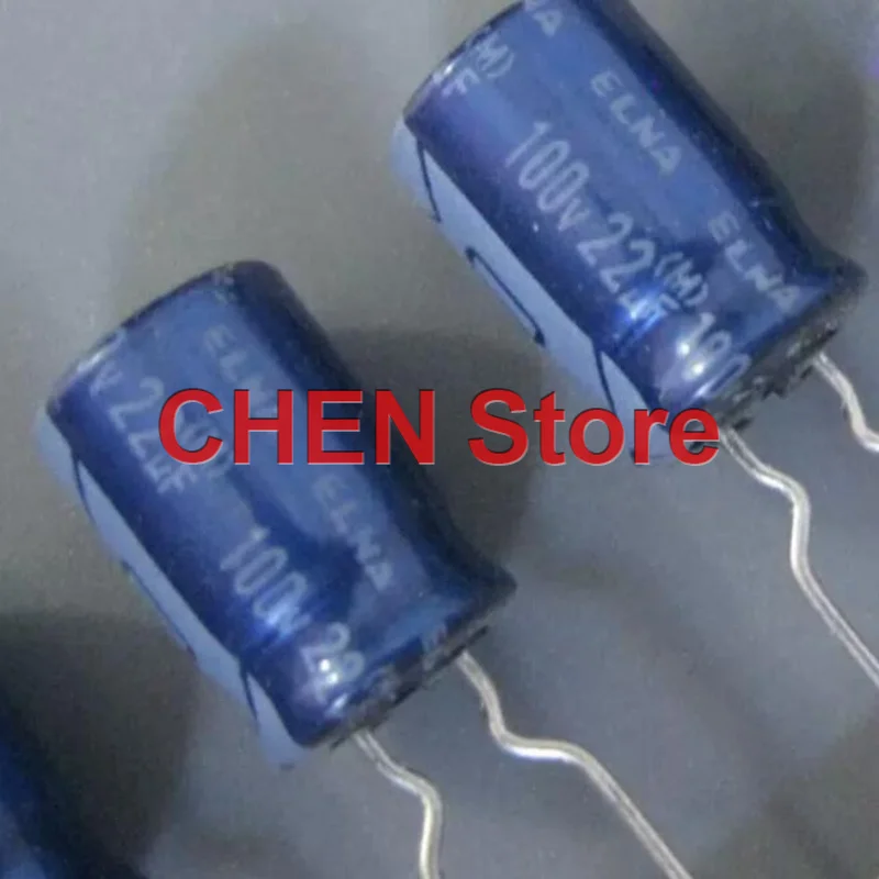 

50PCS/lot original ELNA RE3 22UF 100V 8x11.5MM 85C 100V22UF electrolytic capacitor free shipping