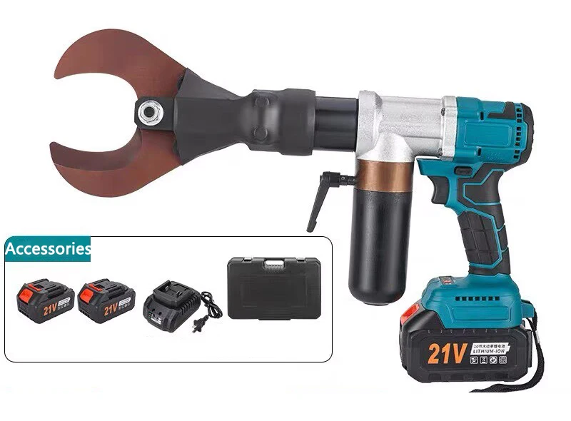Handheld Mini Cable Cutter MZS-65C Rechargeable Cable Shear Electric Copper Aluminum Cable Scissors Wire Cutting Pliers