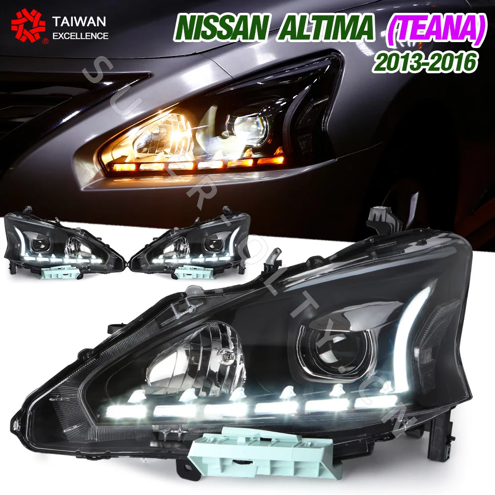 Super Q Car Styling 2013-2016 for Nissan Teana Headlights Altima LED Headlight DRL Head Lamp