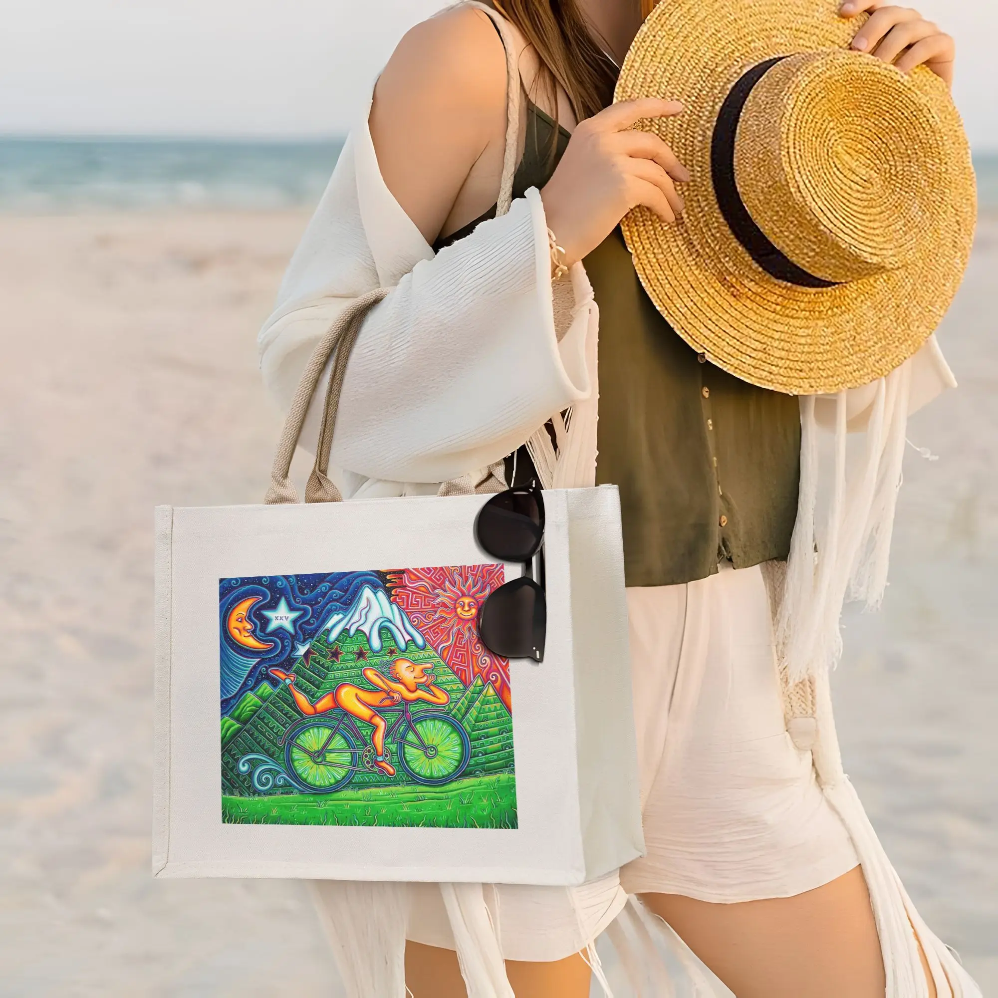 

Сумка-шоппер Discovery Of LSD Albert Hofmann, холщовая, складная, для девочек, на плечо, дорожная сумка