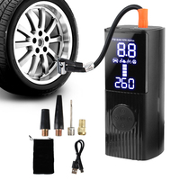 0-150psi/10bar Car Air Compressor Portable Inflator Tire Air Pump Tire Pressure Test Wireless Inflatable Pump