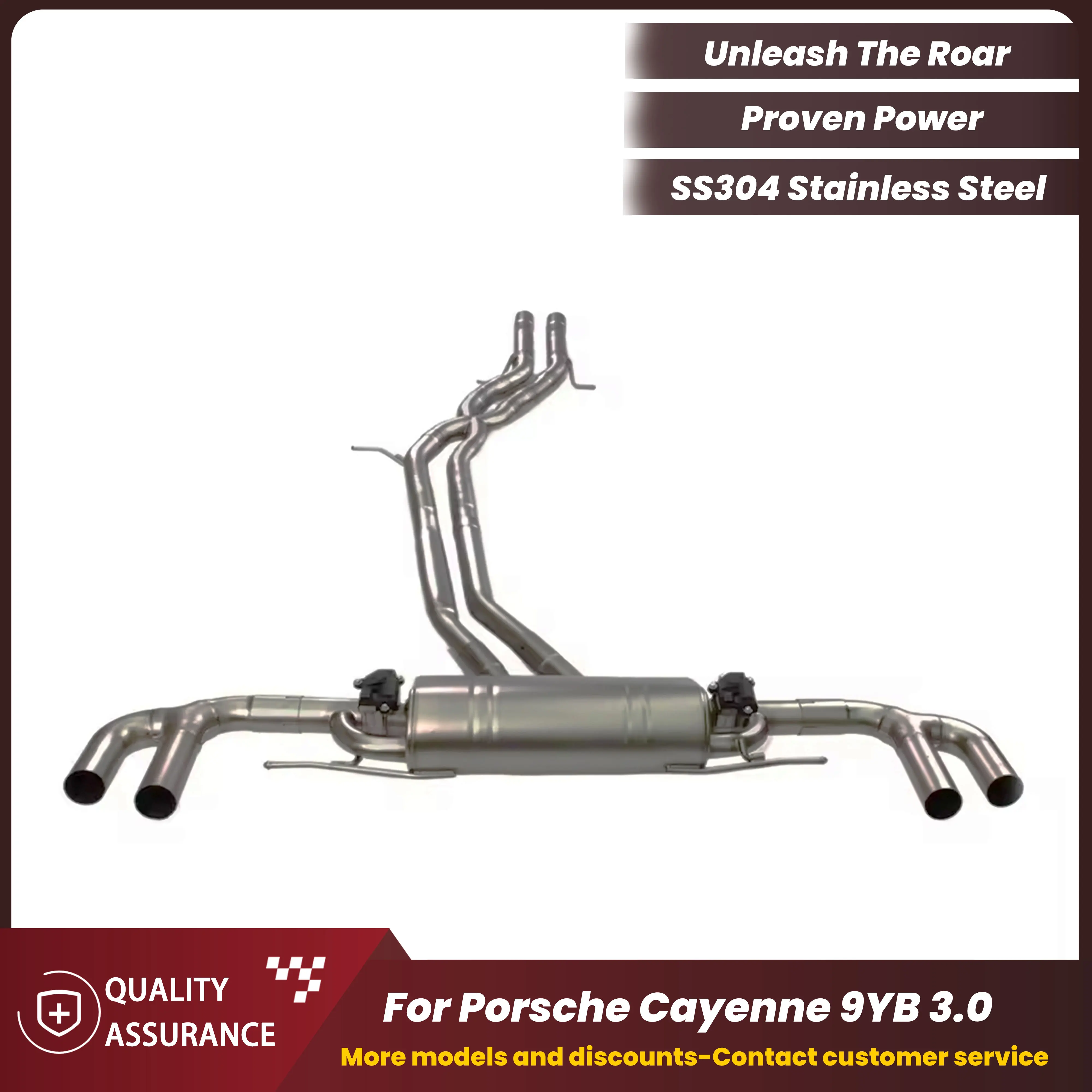 

High Performance Premium ECCF SUS304 Catback Exhaust for Porsche Cayenne 9Y0 3.0T 2019