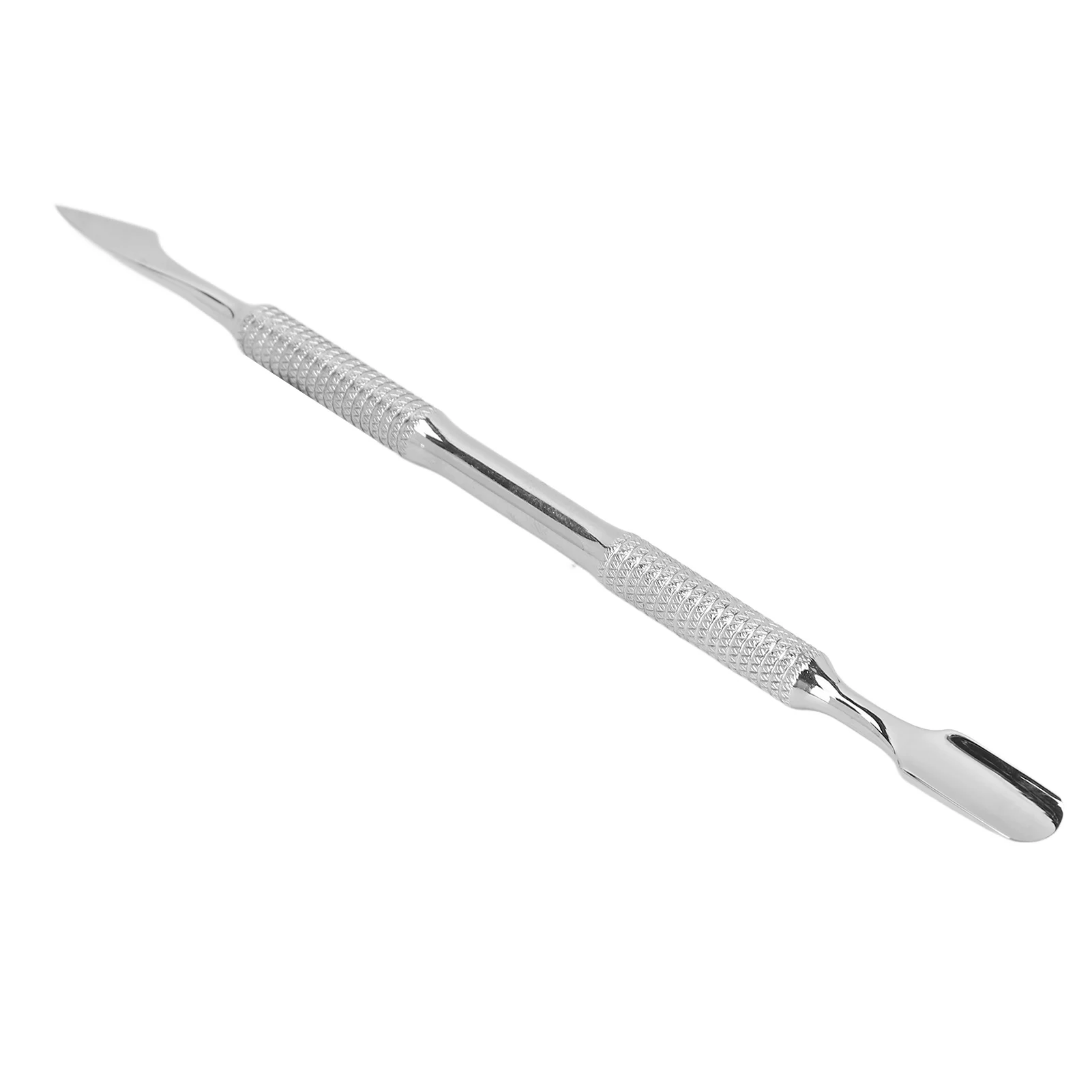 ZK40 더블 엔드 네일 푸셔 스테인레스 스틸 스크레이퍼 매니큐어 필러 네일 큐티클 죽은 피부 제거 도구