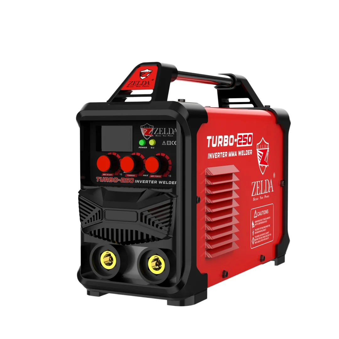 

Zelda Smaw 220V 250 Amp Mini Welder MMA Stick Welding Machine for Steel and Cast Iron Materials