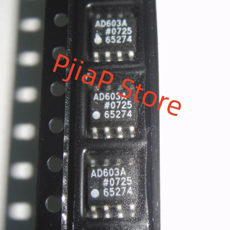 10pcs  New original chips   AD603A  AD603ARZ-REEL7 Low noise variable gain amplifier SOP-8