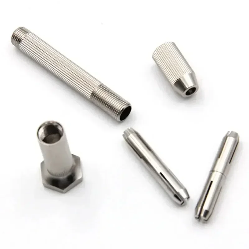 Alça de broca torcida manual de cabeça única com 10 peças 0.8mm-3.0mm brocas diy ferramenta de perfuração para joias de resina de nogueira âmbar