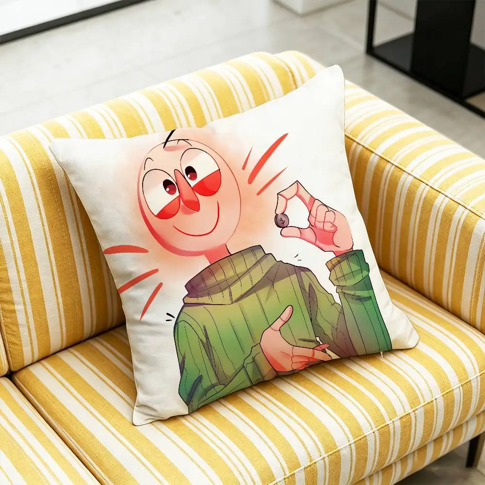For Baldis Basics In Education And Learning Throw Pillow Case Cover Custom Decorative Pillowcase Cushion Covers Decor DIY Gift